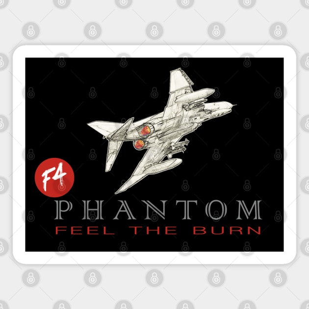 F4 Phantom - Feel The Burn Magnet by earth angel